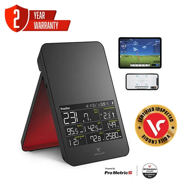 voice-caddie-swing-caddie-sc4-pro-launch-monitor-simulator-mit-alignment-stand-g image 1