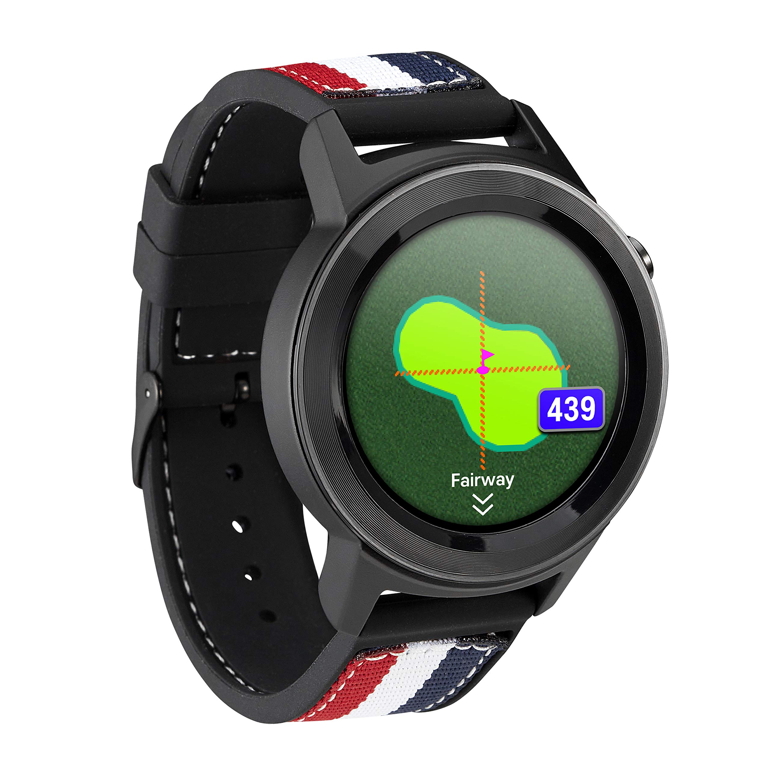 golfbuddy-aim-w11-gps-golfuhr-mit-1-3-zoll-farb-touchscreen-inkl-2-armb-nder image 3