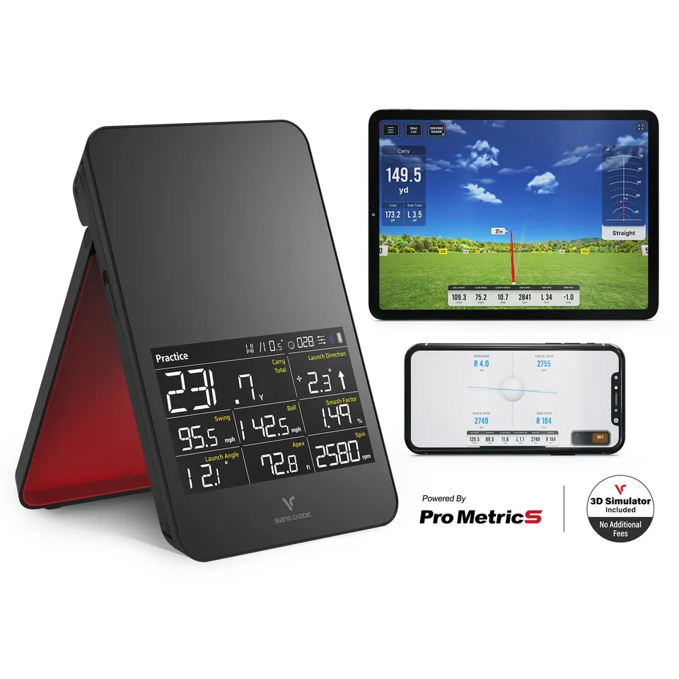 voice-caddie-sc4-pro-launch-monitor-3d-driving-range-simulator image 1