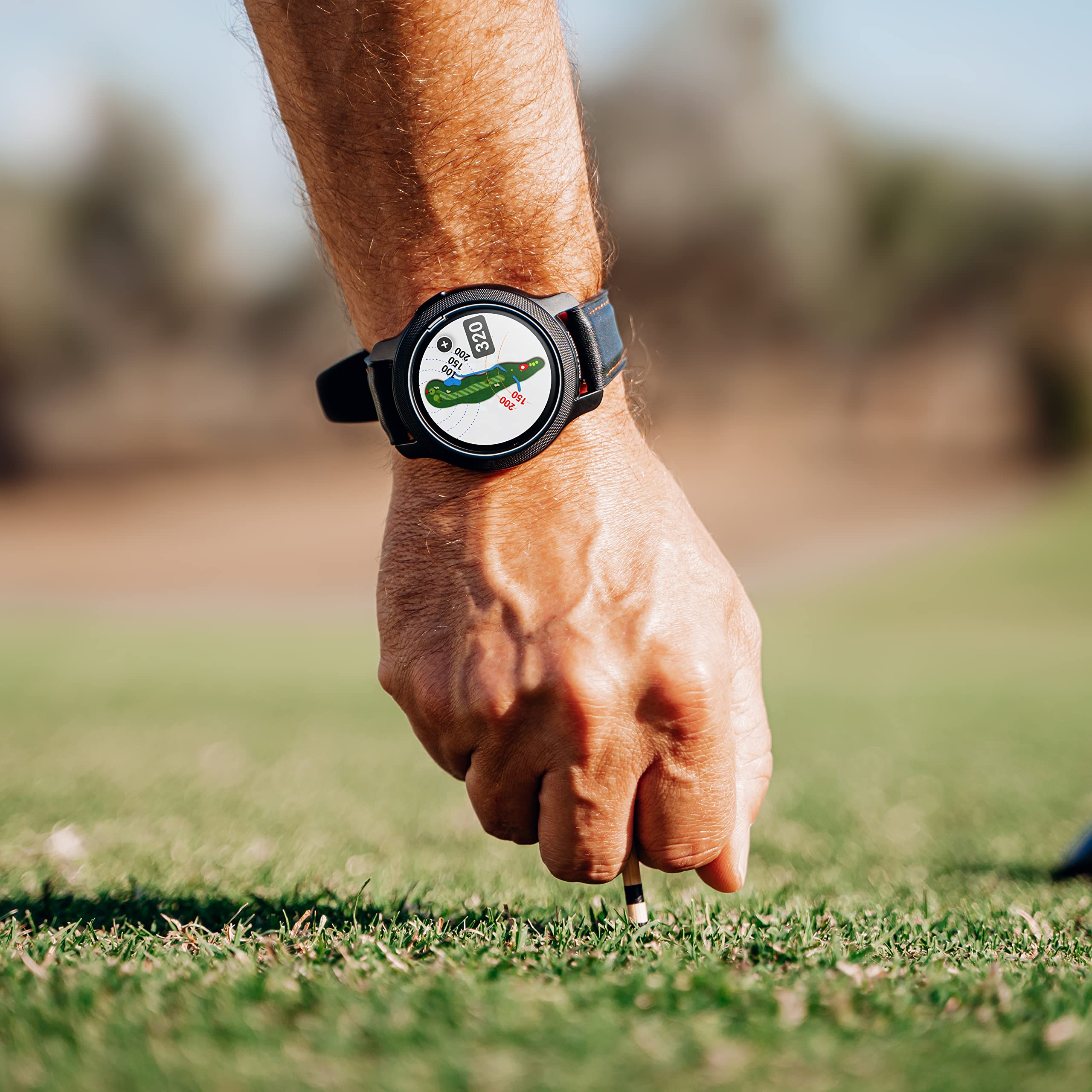 golfbuddy-aim-w12-gps-golfuhr-mit-farb-touchscreen-green-undulation-und-lochvors image 7