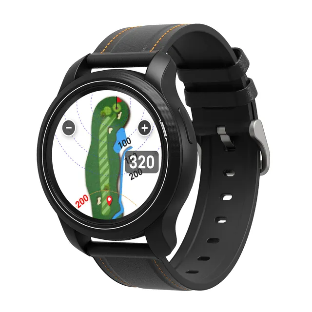 golfbuddy-aim-w12-gps-golfuhr-mit-farb-touchscreen-green-undulation-und-lochvors image 1