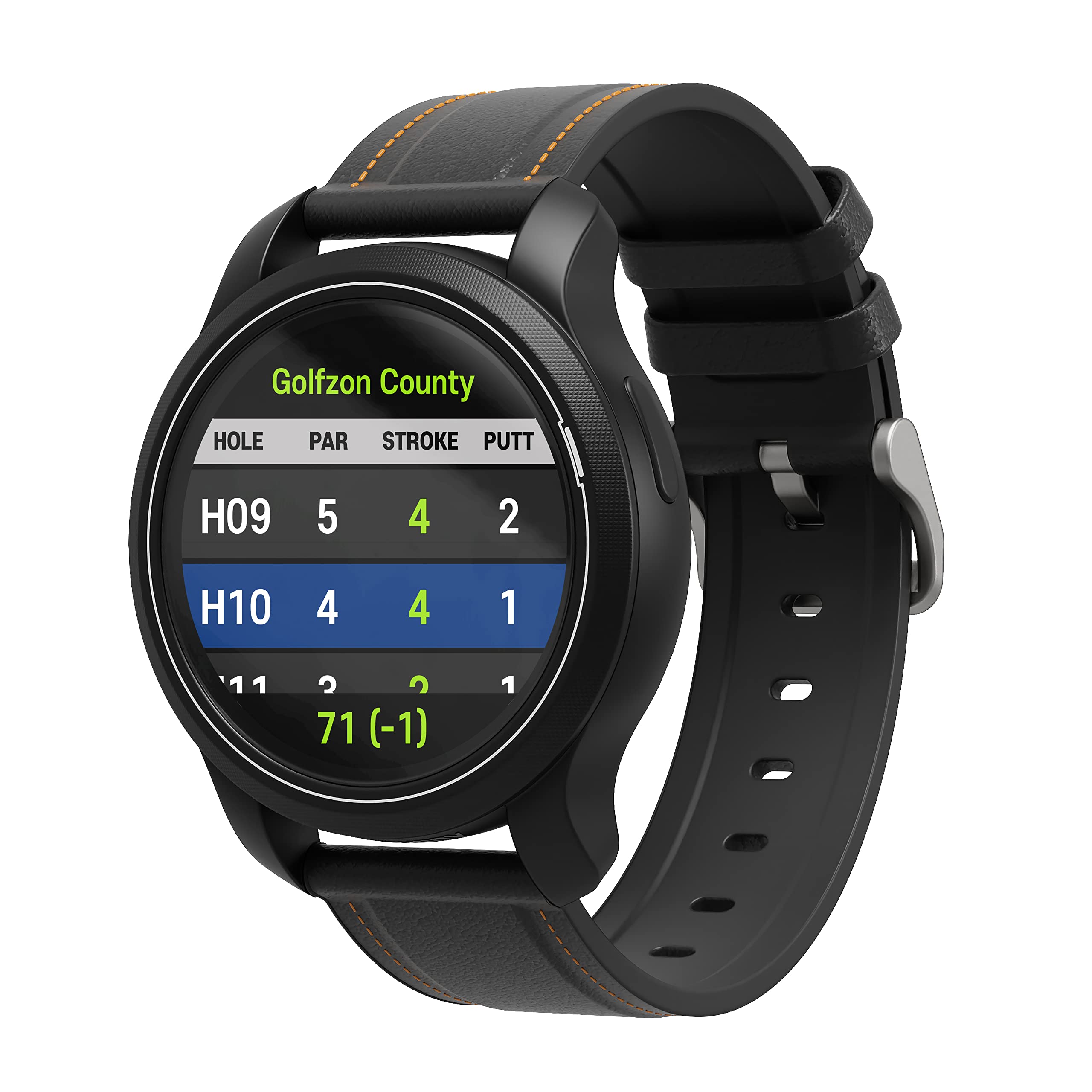 golfbuddy-aim-w12-gps-golfuhr-mit-farb-touchscreen-green-undulation-und-lochvors image 3