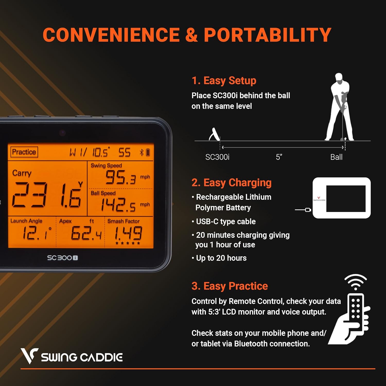 voice-caddie-swing-caddie-sc300i-portabler-golf-launch-monitor image 8